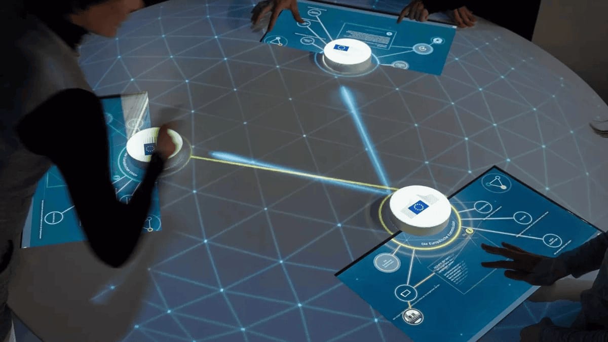 物體識(shí)別互動(dòng)桌-觸摸桌識(shí)別實(shí)體物體系統(tǒng)